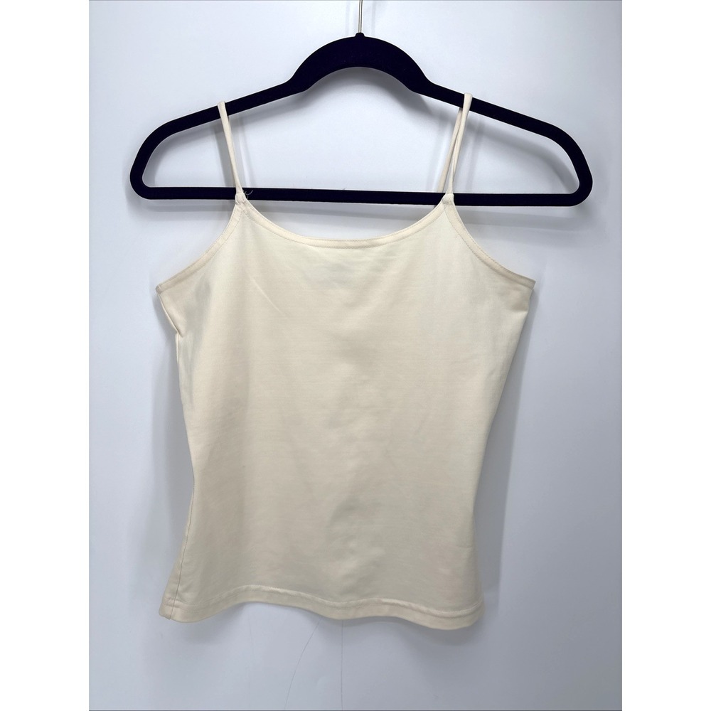 NICHE Classic Camisole XS Ivory Spaghetti Strap Scoop Neck Layering Tank